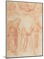 The Holy Family-Simone Cantarini-Mounted Giclee Print