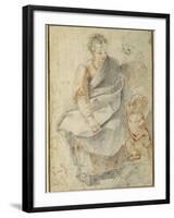 The Holy Family-Giovanni Battista Vanni-Framed Giclee Print