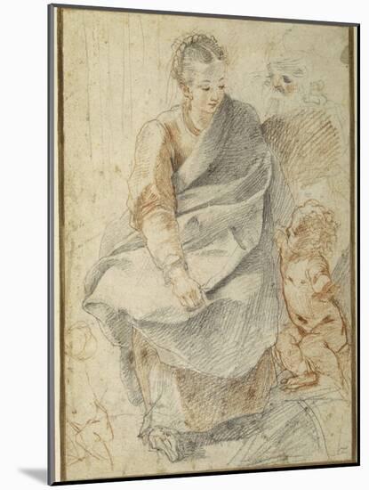 The Holy Family-Giovanni Battista Vanni-Mounted Giclee Print