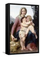 The Holy Family-William Adolphe Bouguereau-Framed Stretched Canvas