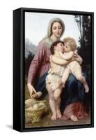 The Holy Family-William Adolphe Bouguereau-Framed Stretched Canvas