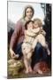 The Holy Family-William Adolphe Bouguereau-Mounted Art Print