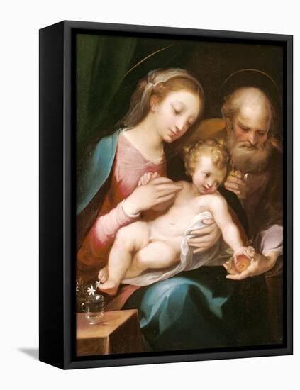 The Holy Family-Francesco Vanni-Framed Stretched Canvas