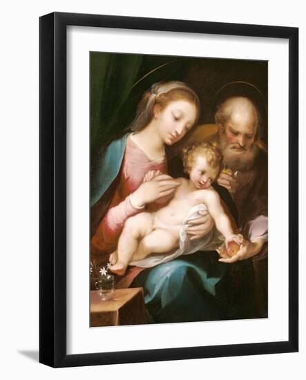 The Holy Family-Francesco Vanni-Framed Giclee Print