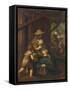 The Holy Family-Ippolito Scarsellino-Framed Stretched Canvas