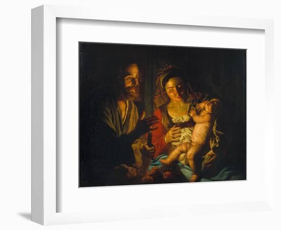 The Holy Family-Matthias Stomer-Framed Giclee Print