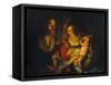 The Holy Family-Matthias Stomer-Framed Stretched Canvas