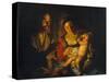 The Holy Family-Matthias Stomer-Stretched Canvas