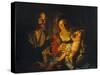 The Holy Family-Matthias Stomer-Stretched Canvas