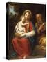 The Holy Family-Francesco Albani-Stretched Canvas