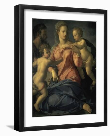 The Holy Family-Agnolo Bronzino-Framed Giclee Print