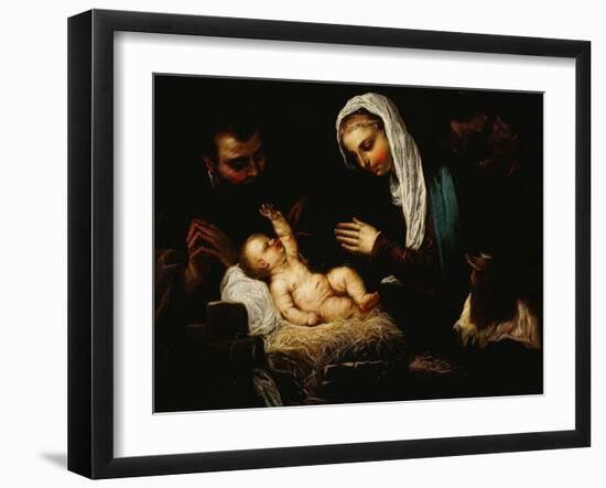 The Holy Family-Jacopo Robusti Tintoretto-Framed Giclee Print