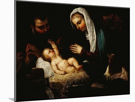 The Holy Family-Jacopo Robusti Tintoretto-Mounted Giclee Print