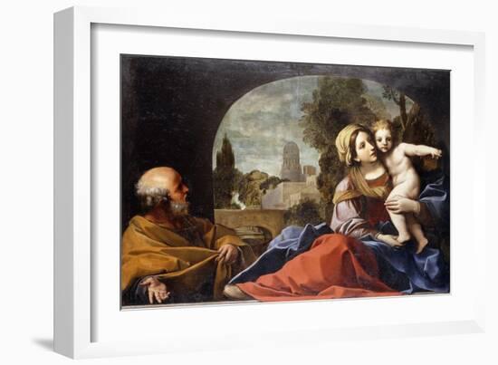 The Holy Family-Alessandro Tiarini-Framed Giclee Print