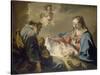 The Holy Family-Giovanni Battista Pittoni-Stretched Canvas