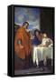 The Holy Family-Charles Le Brun-Framed Stretched Canvas
