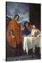 The Holy Family-Charles Le Brun-Stretched Canvas