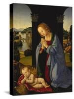 The Holy Family-Lorenzo di Credi-Stretched Canvas