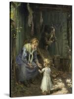 The Holy Family-Fritz von Uhde-Stretched Canvas