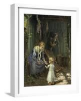 The Holy Family-Fritz von Uhde-Framed Giclee Print