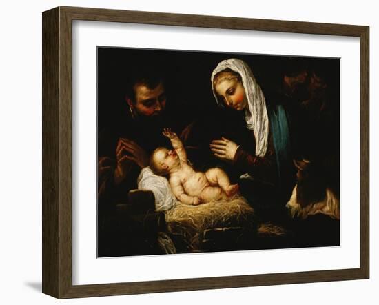 The Holy Family-Jacopo Robusti Tintoretto-Framed Giclee Print