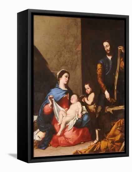The Holy Family-José de Ribera-Framed Stretched Canvas