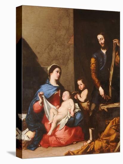 The Holy Family-José de Ribera-Stretched Canvas