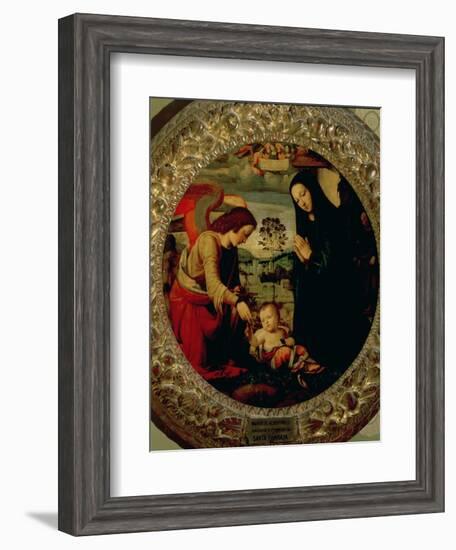 The Holy Family-Mariotto Albertinelli-Framed Giclee Print