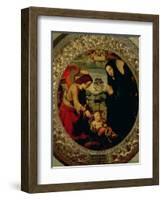 The Holy Family-Mariotto Albertinelli-Framed Giclee Print