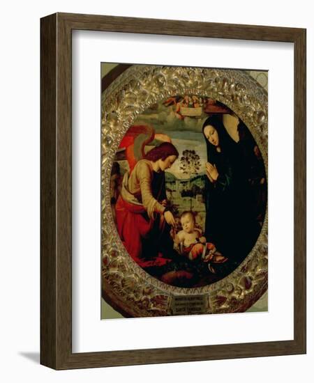 The Holy Family-Mariotto Albertinelli-Framed Giclee Print