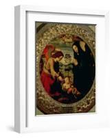 The Holy Family-Mariotto Albertinelli-Framed Giclee Print