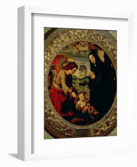 The Holy Family-Mariotto Albertinelli-Framed Giclee Print