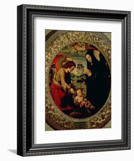 The Holy Family-Mariotto Albertinelli-Framed Giclee Print