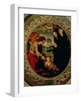 The Holy Family-Mariotto Albertinelli-Framed Giclee Print