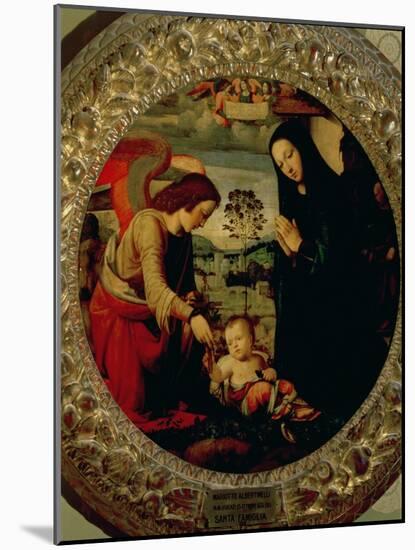 The Holy Family-Mariotto Albertinelli-Mounted Giclee Print