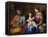The Holy Family-Jacques Stella-Framed Stretched Canvas