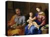 The Holy Family-Jacques Stella-Stretched Canvas