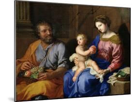 The Holy Family-Jacques Stella-Mounted Giclee Print