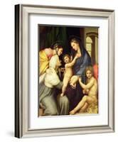 The Holy Family-Raphael-Framed Giclee Print