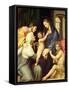 The Holy Family-Raphael-Framed Stretched Canvas