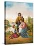 The Holy Family-English School-Stretched Canvas