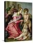 The Holy Family-Jacopo da Carucci Pontormo-Stretched Canvas