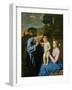 The Holy Family-Giovanni Battista Salvi da Sassoferrato-Framed Premium Giclee Print