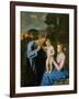 The Holy Family-Giovanni Battista Salvi da Sassoferrato-Framed Giclee Print