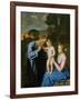 The Holy Family-Giovanni Battista Salvi da Sassoferrato-Framed Giclee Print