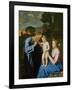 The Holy Family-Giovanni Battista Salvi da Sassoferrato-Framed Giclee Print