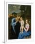 The Holy Family-Giovanni Battista Salvi da Sassoferrato-Framed Giclee Print