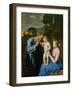 The Holy Family-Giovanni Battista Salvi da Sassoferrato-Framed Giclee Print