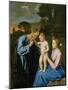 The Holy Family-Giovanni Battista Salvi da Sassoferrato-Mounted Giclee Print