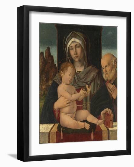 The Holy Family-Giovanni de' Vajenti Speranza-Framed Giclee Print